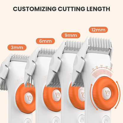 Professional Pet Grooming Clippers - Silent Electric Hair Cutter with USB Rechargeable Function