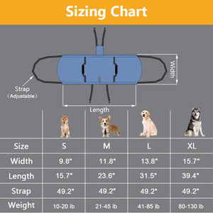 Rehabilitation Dog Lifting Harness Help Pets Stand Up