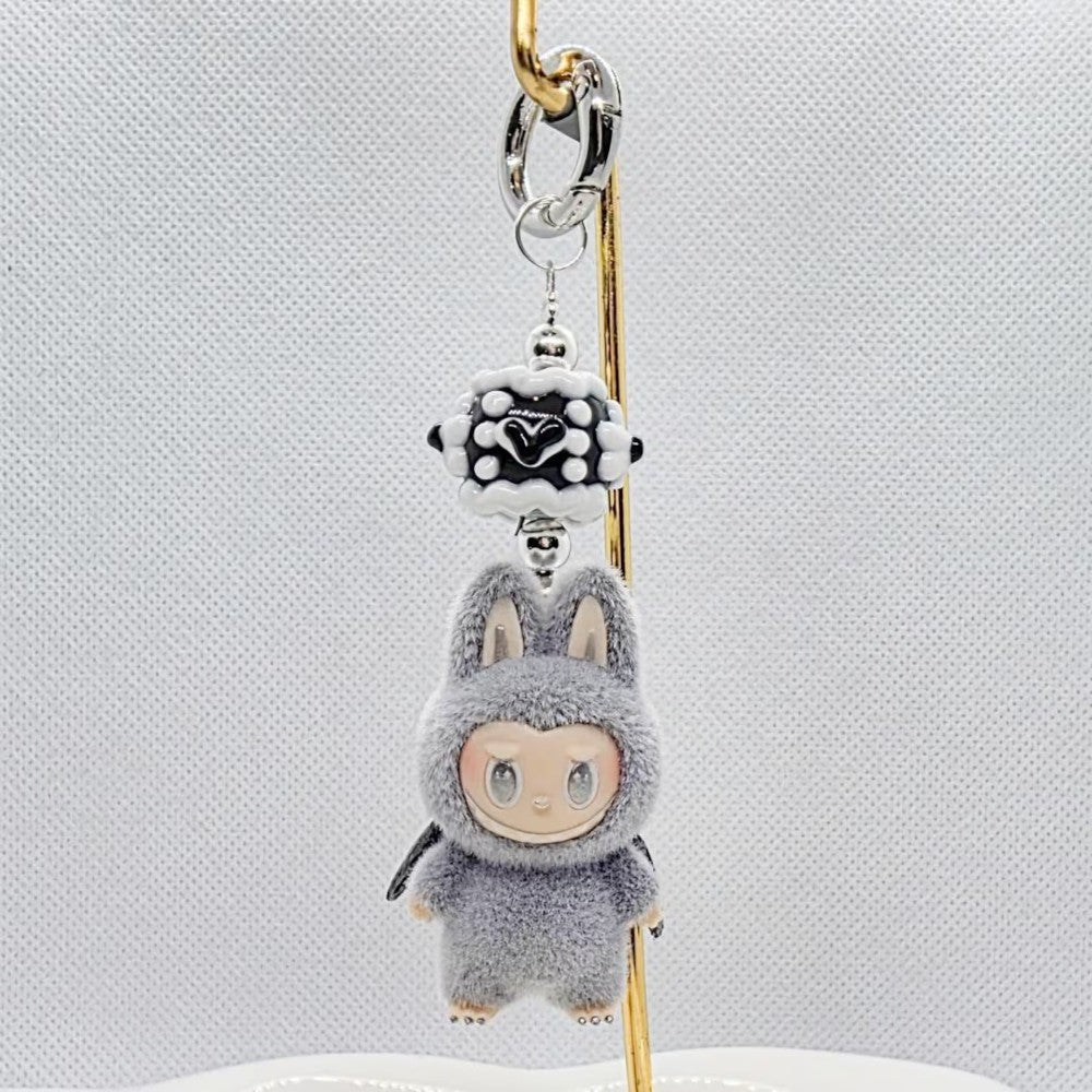 Labubu Zimomo Cloud Theme Plush Charm Keychain