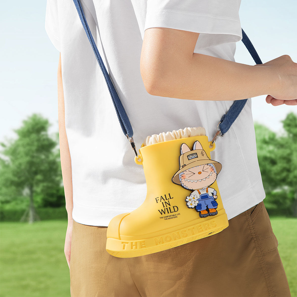 Labubu The Monsters Fall In Wild Series Rain Boot Bag
