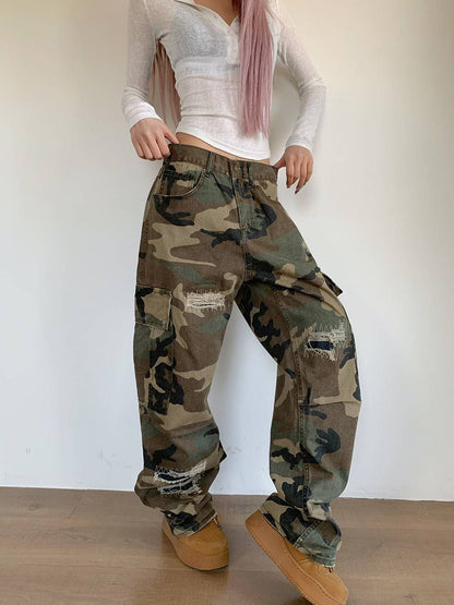 Brannock | Women's Camo Cargo Trousers
