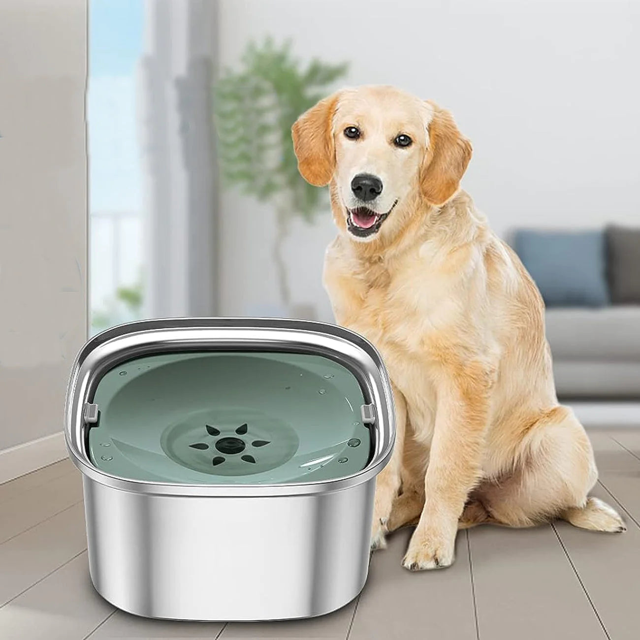 PHONERY SPLASHSHIELD SPILL PROOF WATER BOWL FOR LARGE DOGS