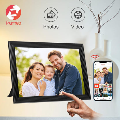 High-Resolution Digital Photo Frame Top-Rated Electric Picture Frame with Video Playback and Camera Features