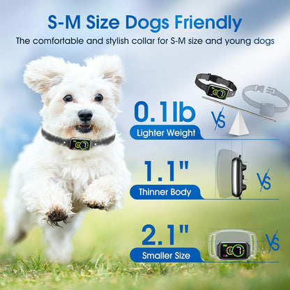 AI Automatic Dog Bark Collar - Smart No Shock Anti Bark Training Collar