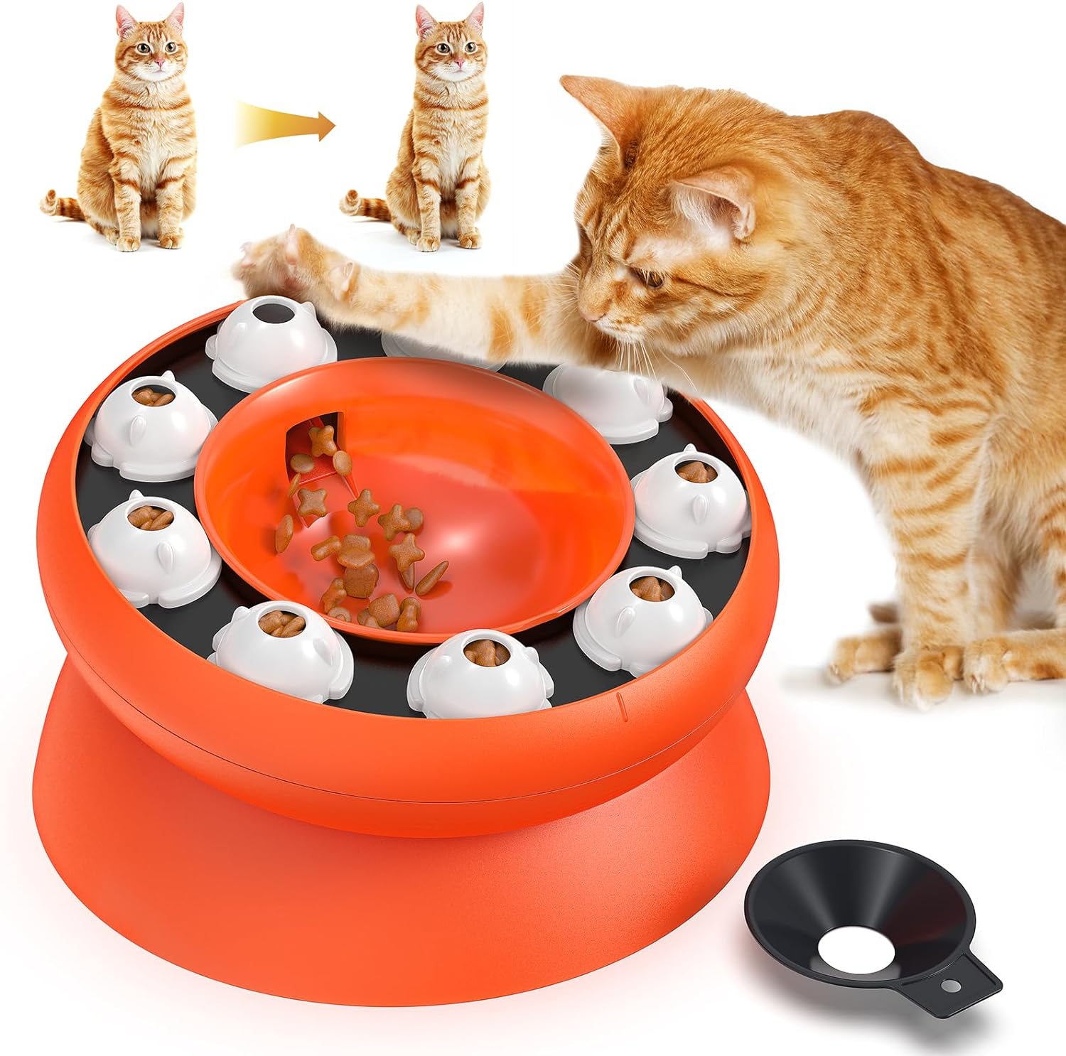 Cat Slow Feeder - Interactive Cat Slow Feeder Bowl