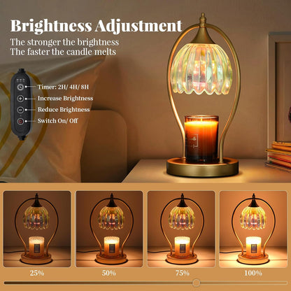 Electric Wax Candle Warmer Lamp with Timer for Decor Home Room