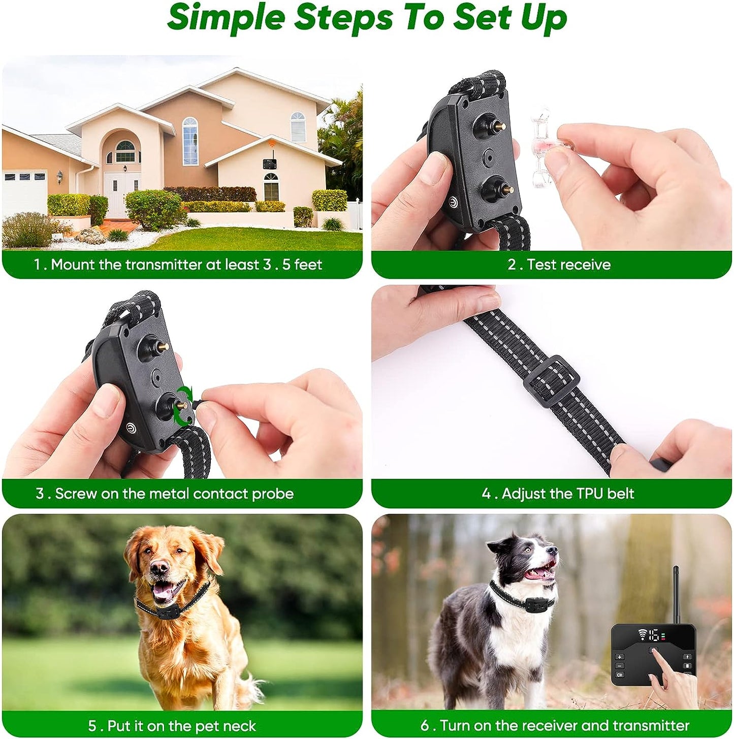 Wireless Dog Fence Wireless Boundary Containment System