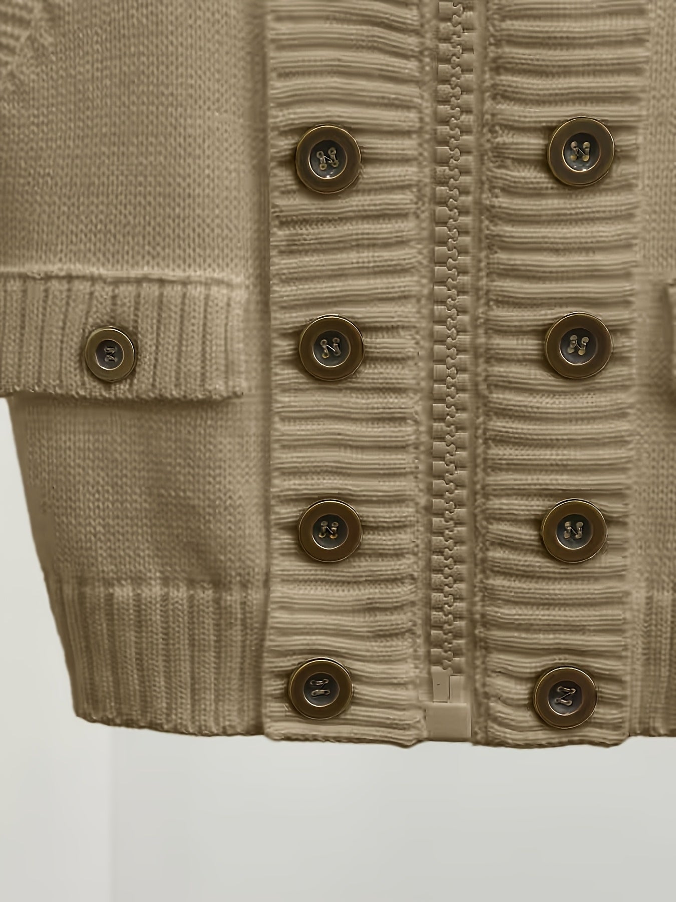 Women's High Collar Ribbed Knit Vest