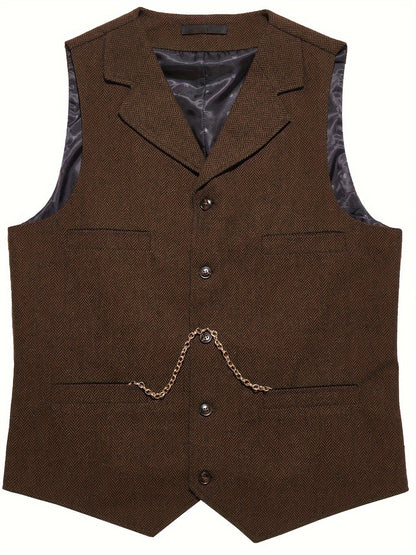 Arthur | Refined Herringbone Waistcoat