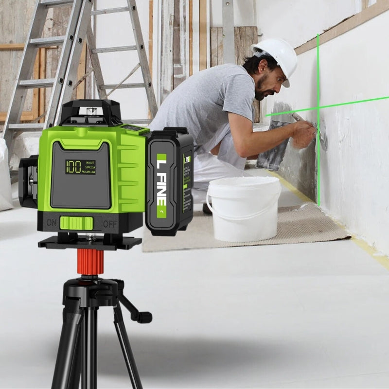 16-Line Professional 4D Laser Level – Precise Measurements and Accurate Alignment