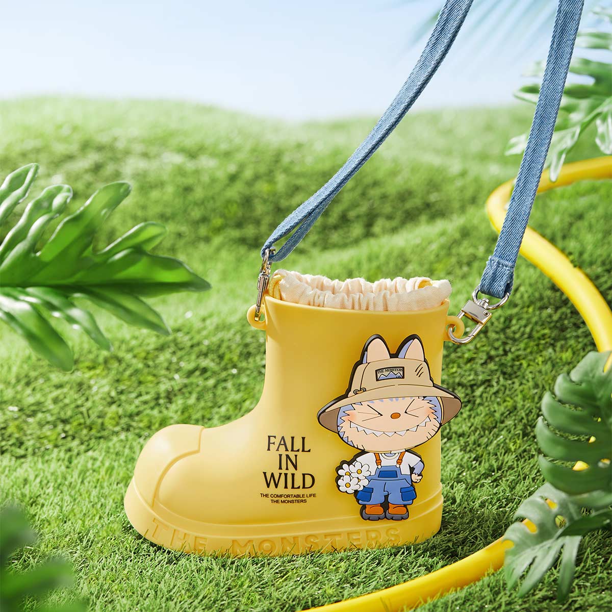 Labubu The Monsters Fall In Wild Series Rain Boot Bag
