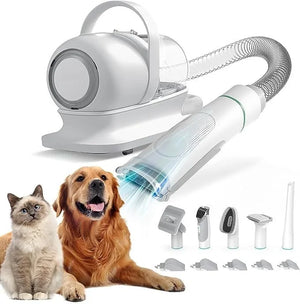 5-in-1 Pet Grooming Kit with Vacuum Suction: Perfect for Dogs, Cats