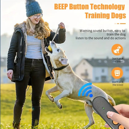 Ultrasonic Anti Barking Device - Remote Controlled Dog Barking Deterrent Device