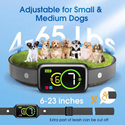 AI Automatic Dog Bark Collar - Smart No Shock Anti Bark Training Collar