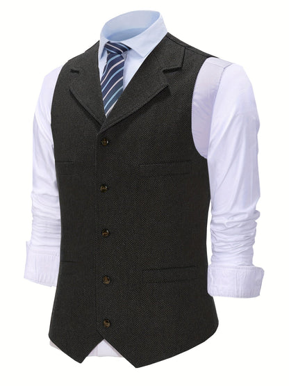 Arthur | Refined Herringbone Waistcoat