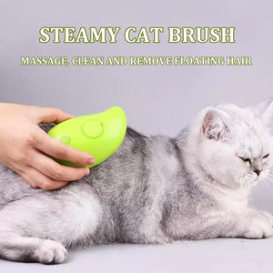 3 In 1 Cat Steam Electric Spray Massage Comb Brush