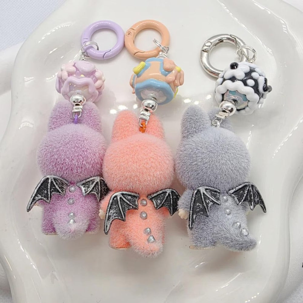 Labubu Zimomo Cloud Theme Plush Charm Keychain