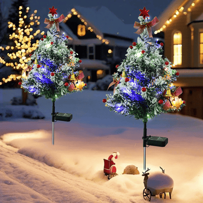 Solar Powered Christmas Tree