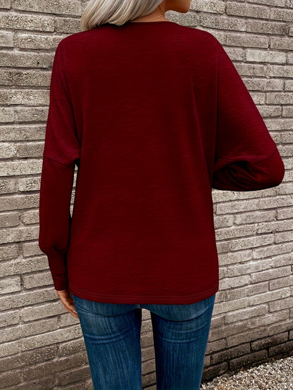 Cressida | Cowl Neck Long Sleeve Top