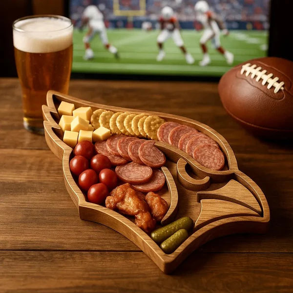 Team Legacy Wooden Charcuterie Board – Game Day Platter
