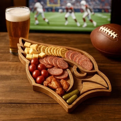 Team Legacy Wooden Charcuterie Board – Game Day Platter