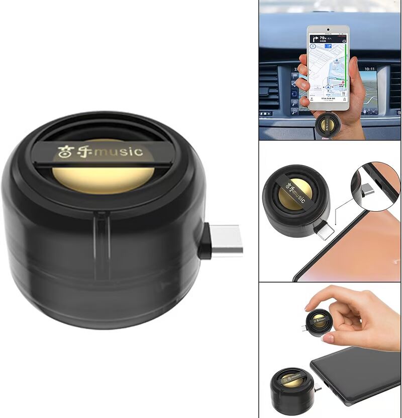 Portable 5X Speaker Amplifier–Plug & Play for Music/Calls