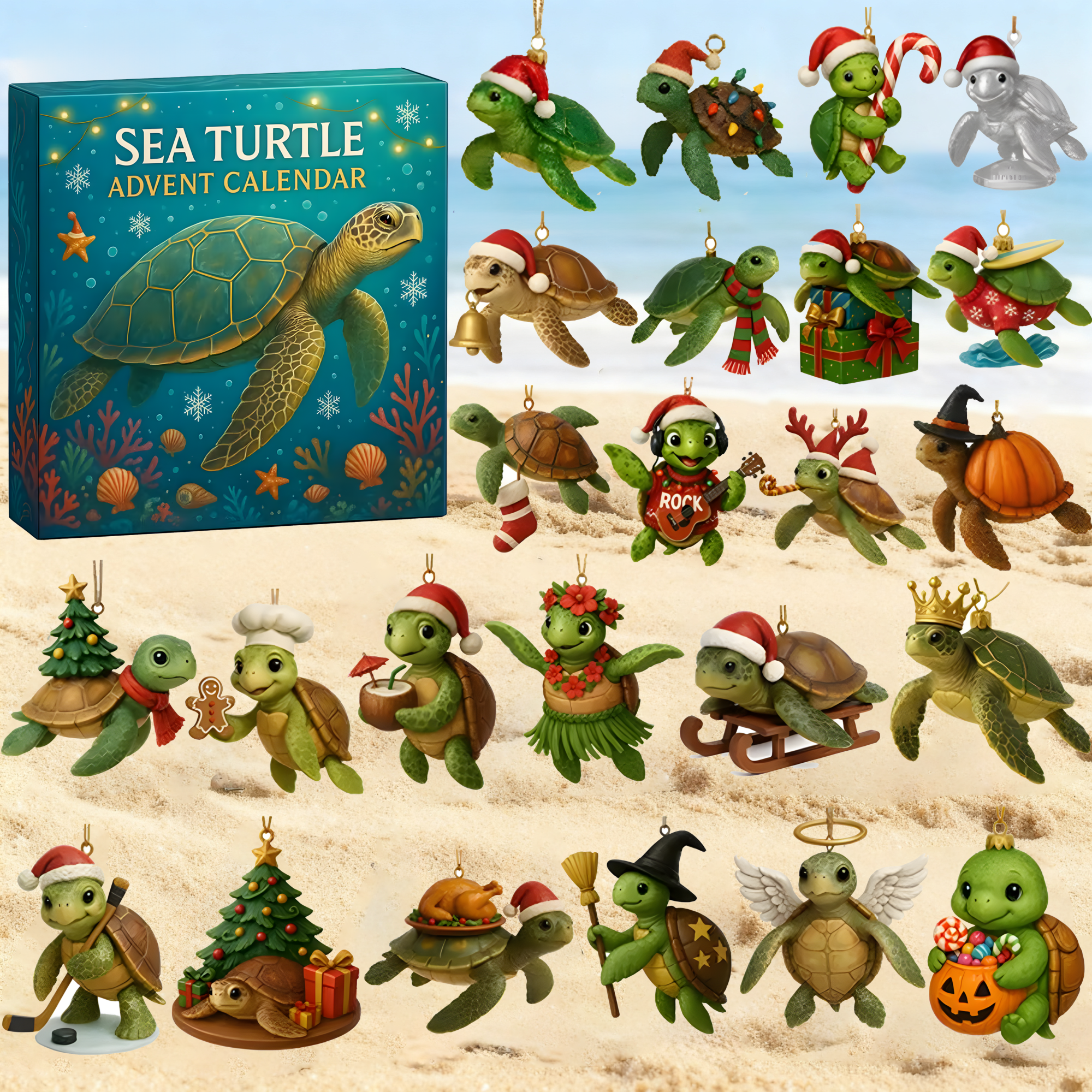 Christmas Sea Turtle Advent Calendar