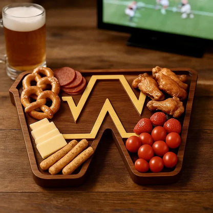 Team Legacy Wooden Charcuterie Board – Game Day Platter