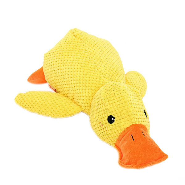 Calming Duck Dog Toy - Safe Chewable Pet Stuff Toy to Relieve Anxiety, Boredom, and Excess Energy