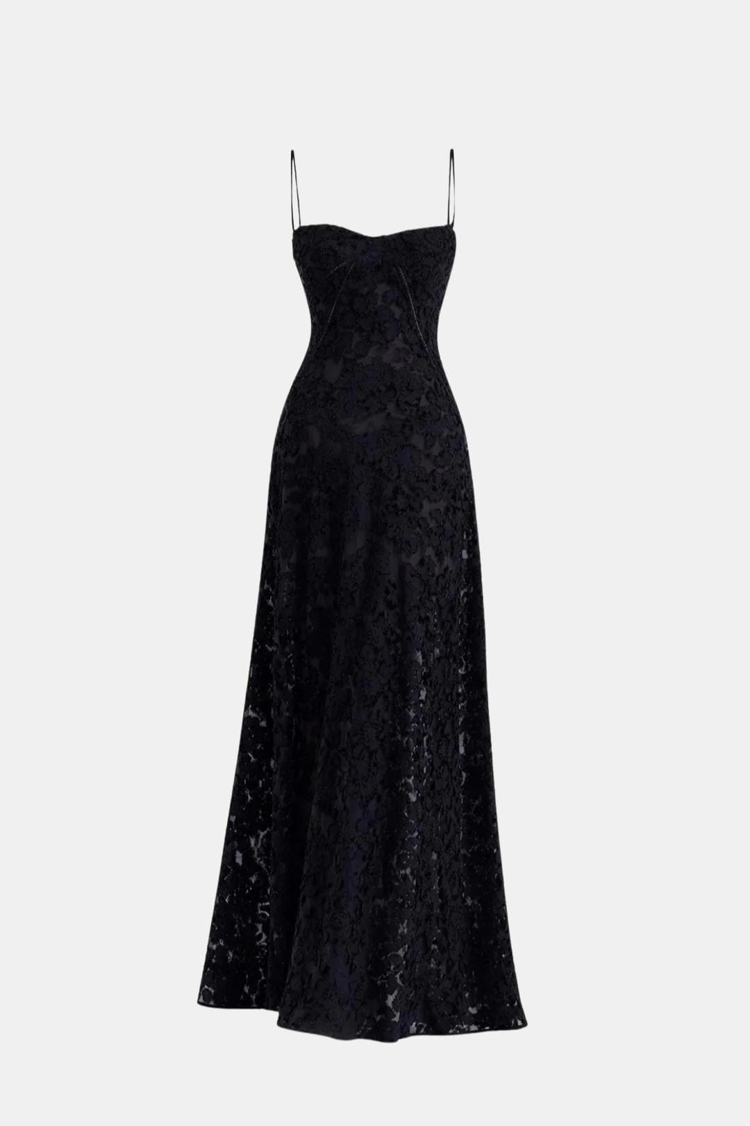 Casey - Floral Corset Sweetheart Long Dress