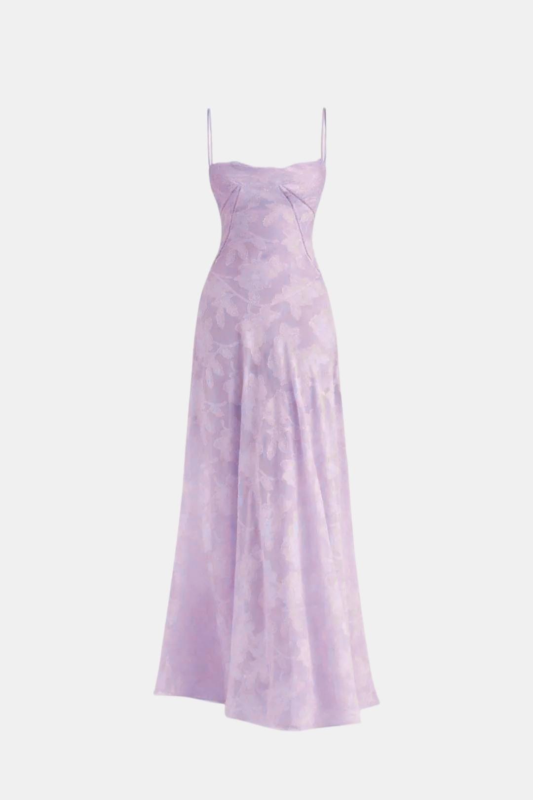 Casey - Floral Corset Sweetheart Long Dress