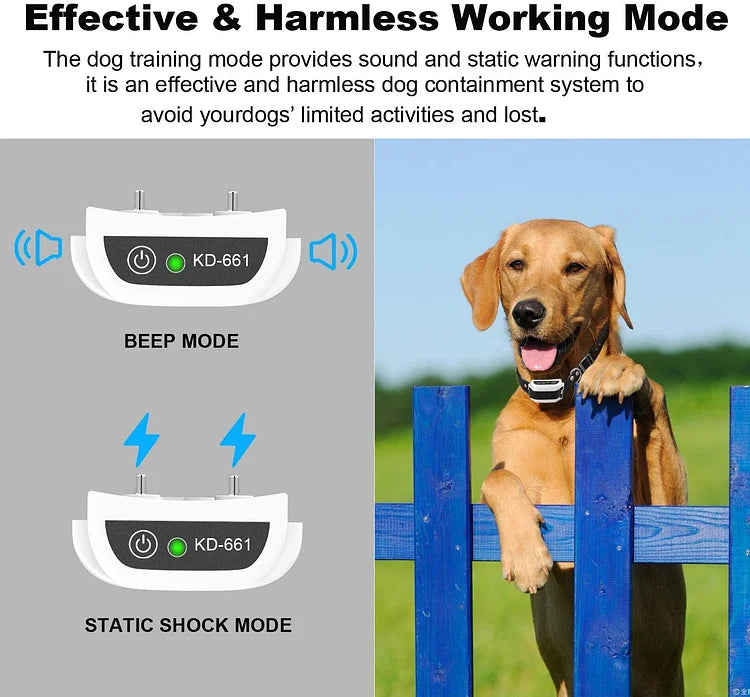 Wireless Invisible Underground Electric Dog Training Wire Fence Set