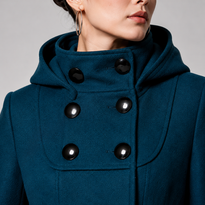Lorenza | Women's Hooded A-Line Coat