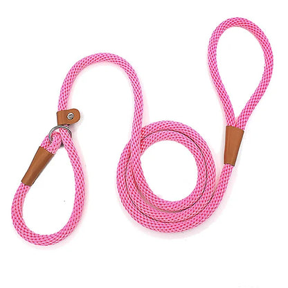 Dog Leash with Comfortable Padded Handle and Highly Reflective Threads for Small Medium and Large Dogs