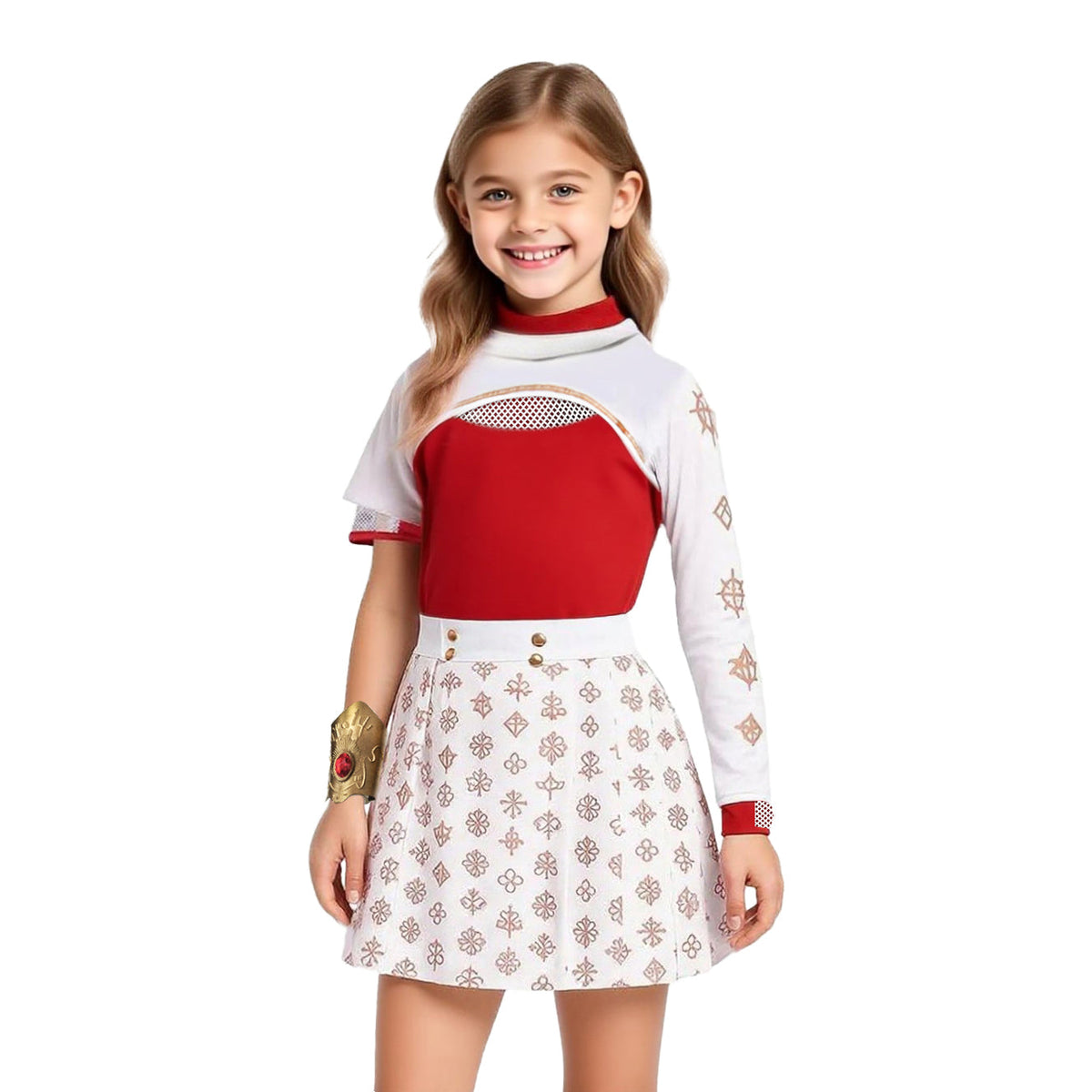 Nova | Women's Red Four-Piece Costume Set