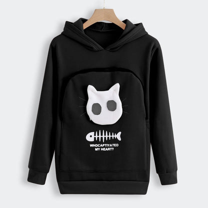 Cat Lovers Hoodie Cuddle Pouch