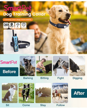 3280 Ft Electric Remote Control Waterproof Dog Training Shock Collar