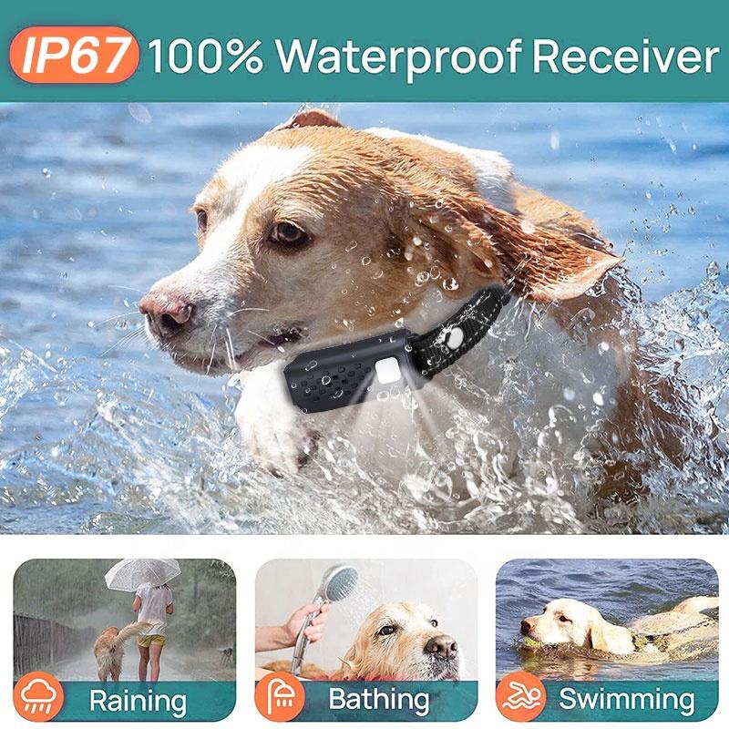 3280 Ft Electric Remote Control Waterproof Dog Training Shock Collar