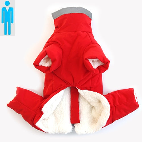 Waterproof Dog Snowsuit - Small Dog Winter Coat