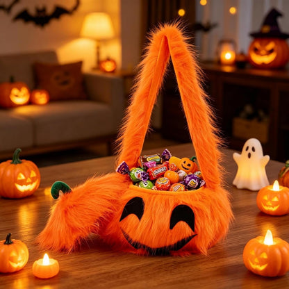 Pip | Plush Pumpkin Halloween Candy Bag
