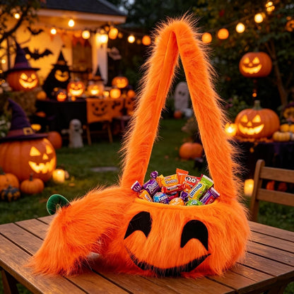 Pip | Plush Pumpkin Halloween Candy Bag