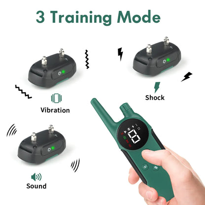 Dog Shock Collar With Remote Rechargeable Electric Dog Training Collar -912