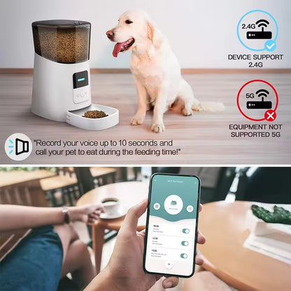 Smart Pet Feeder With HD Pet Cam