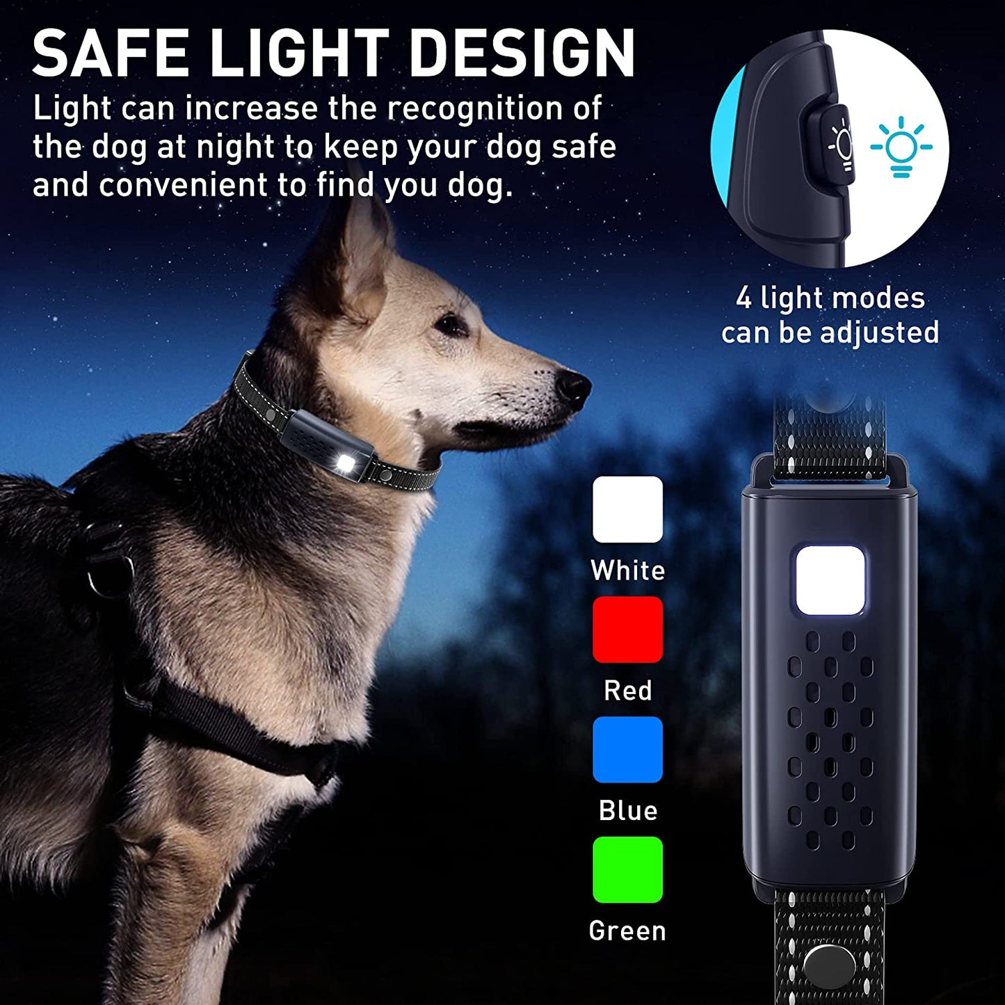 3280 Ft Electric Remote Control Waterproof Dog Training Shock Collar