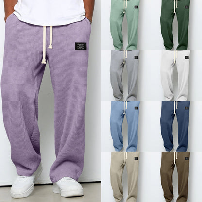 Holden — Relaxed Straight Fit Pants with Adjustable Waistband