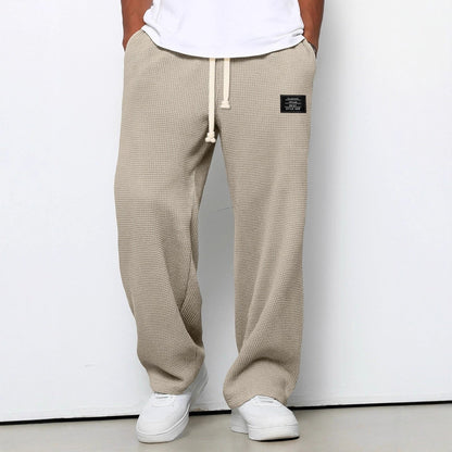 Holden — Relaxed Straight Fit Pants with Adjustable Waistband