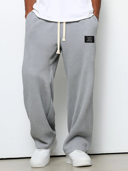 Holden — Relaxed Straight Fit Pants with Adjustable Waistband