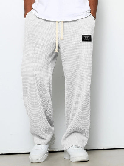 Holden — Relaxed Straight Fit Pants with Adjustable Waistband