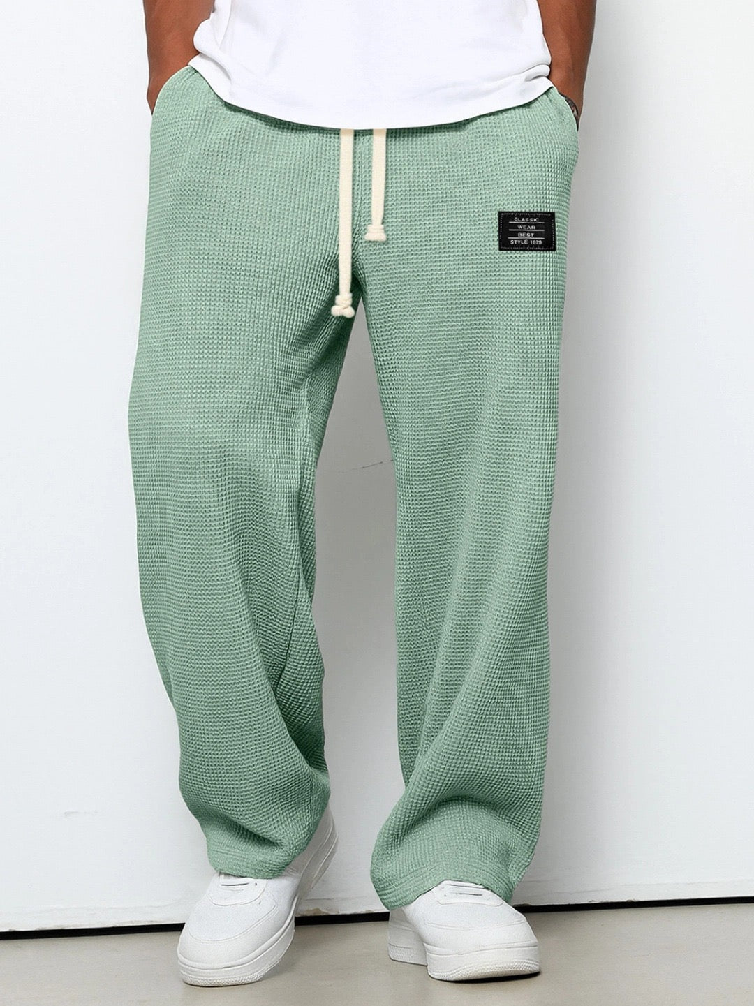 Holden — Relaxed Straight Fit Pants with Adjustable Waistband