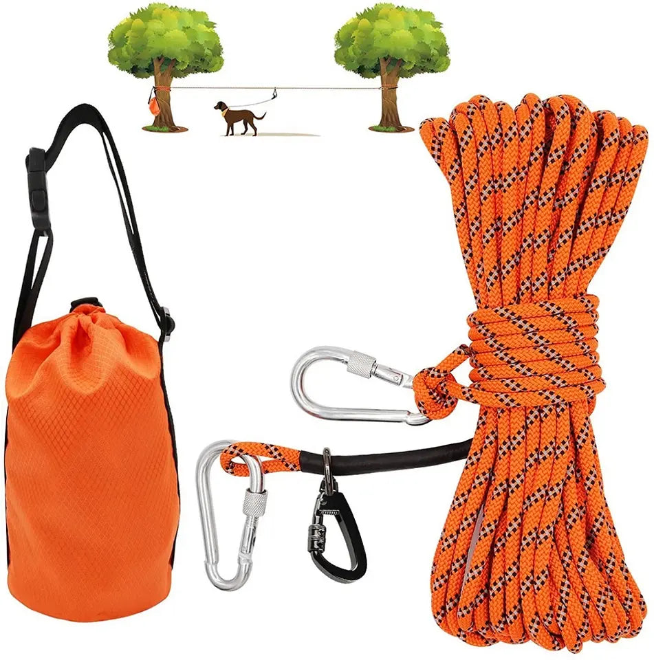 Dog Tie-Out Cable for Camping